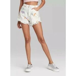 HIGHEST RISE SPLATTER SHORTS